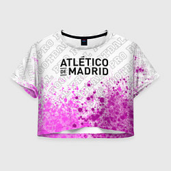 Женский топ Atletico Madrid pro football: символ сверху
