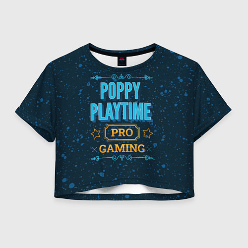 Женский топ Игра Poppy Playtime: pro gaming / 3D-принт – фото 1