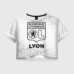 Женский топ Lyon с потертостями на светлом фоне