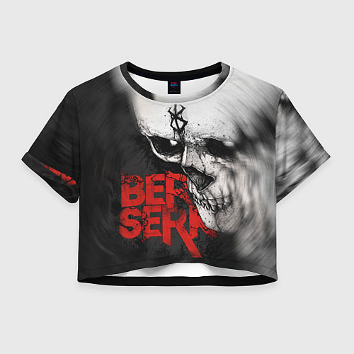 Женский топ Berserk - Череп с клеймом жертвы / 3D-принт – фото 1