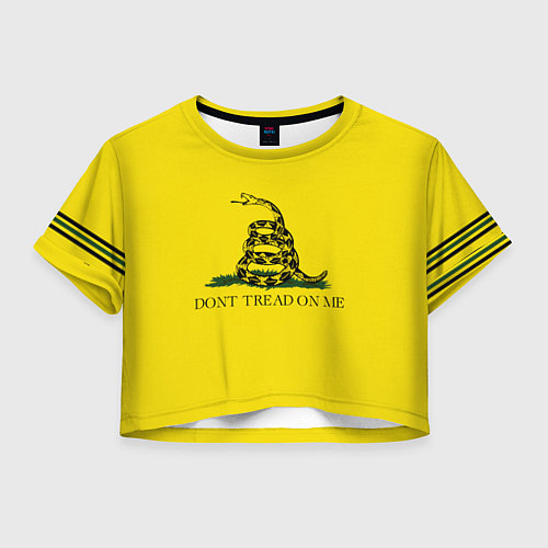 Женский топ Dont tread on me или Гадзденская змея / 3D-принт – фото 1