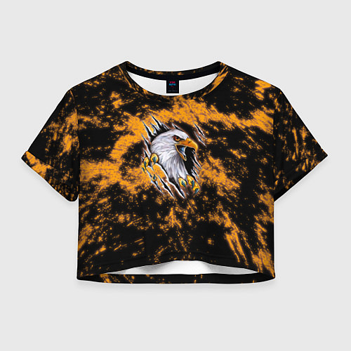 Женский топ Орел в огне / 3D-принт – фото 1