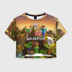 Женский топ Валерия Minecraft