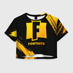 Женский топ Fortnite - gold gradient