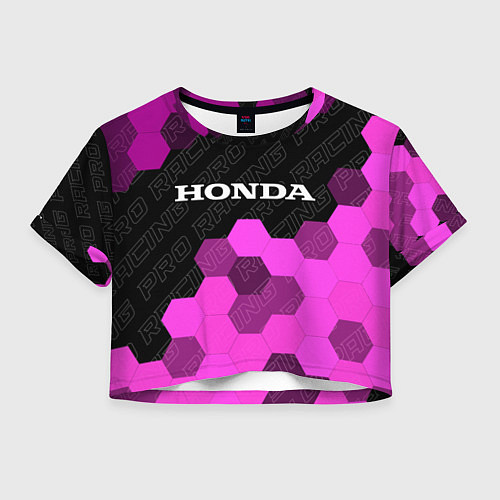 Женский топ Honda pro racing: символ сверху / 3D-принт – фото 1