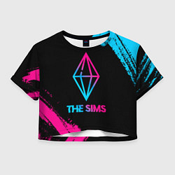 Женский топ The Sims - neon gradient