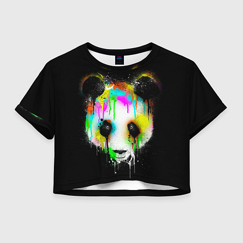 Женский топ Панда в краске / 3D-принт – фото 1