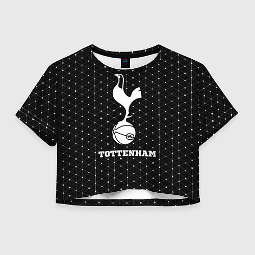 Женский топ Tottenham sport на темном фоне / 3D-принт – фото 1