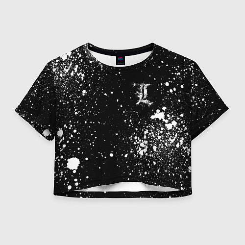 Женский топ Тетрадь смерти брызги / 3D-принт – фото 1