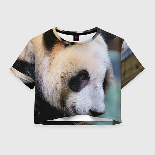 Женский топ Загадочная панда / 3D-принт – фото 1