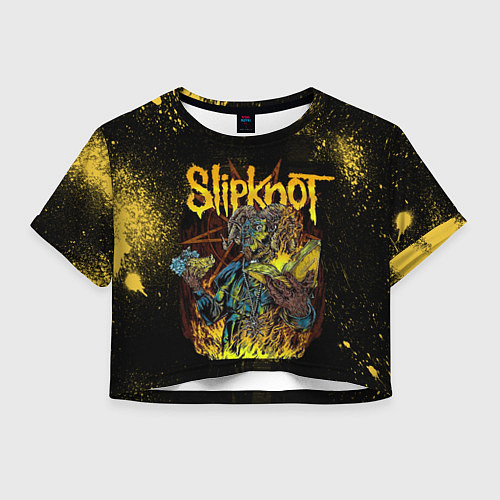 Женский топ Slipknot Yellow Monster / 3D-принт – фото 1