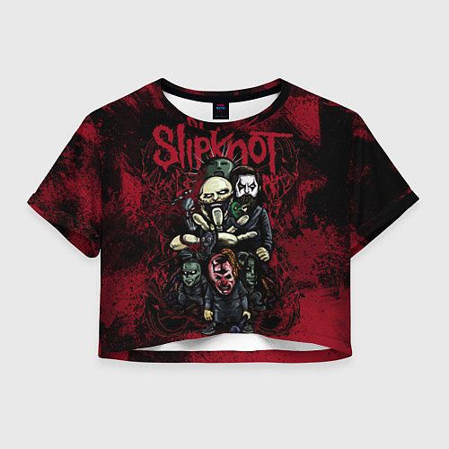 Женский топ Slipknot art / 3D-принт – фото 1