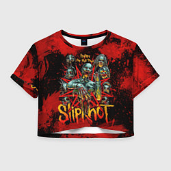 Женский топ Slipknot red satan