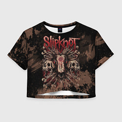 Женский топ Slipknot skull