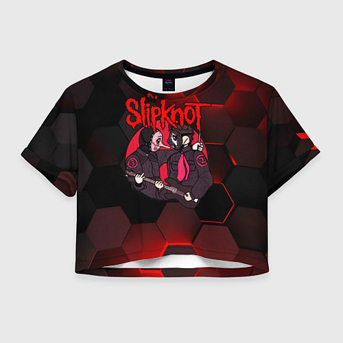 Женский топ Slipknot art black / 3D-принт – фото 1