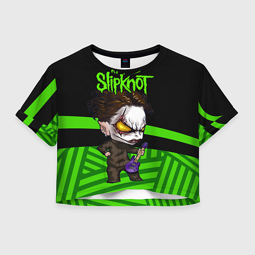 Женский топ Slipknot dark green / 3D-принт – фото 1