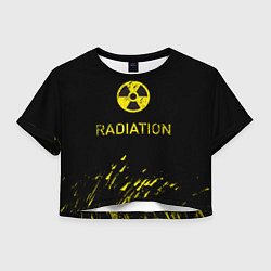 Женский топ Radiation - радиационная опасность