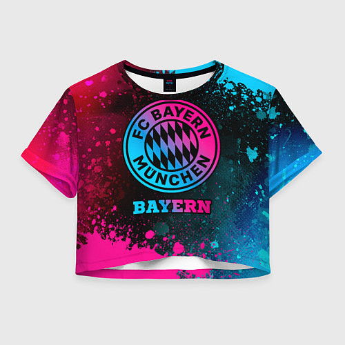 Женский топ Bayern - neon gradient / 3D-принт – фото 1