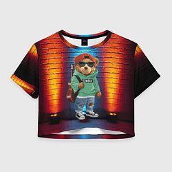 Женский топ Мишка гитарист