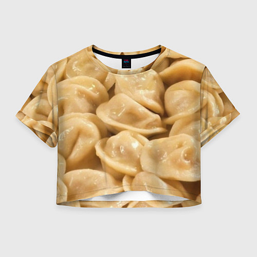 Женский топ Пельмени / 3D-принт – фото 1