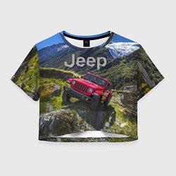 Женский топ Chrysler Jeep Wrangler Rubicon - горы