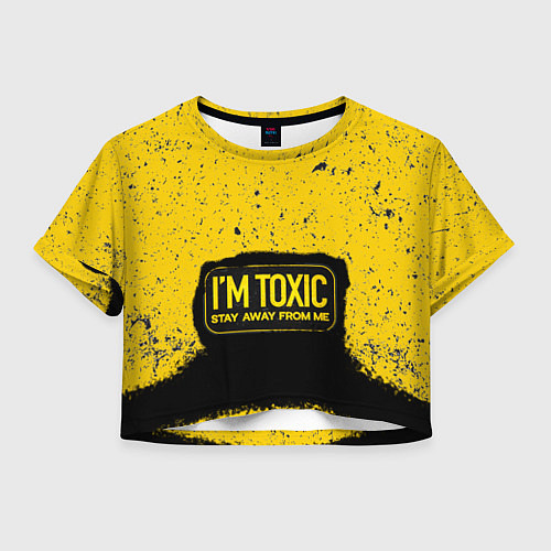 Женский топ Toxic / 3D-принт – фото 1