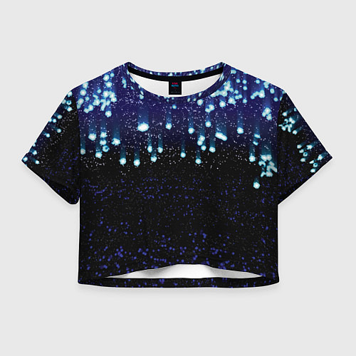 Женский топ Падающие звёзды / 3D-принт – фото 1