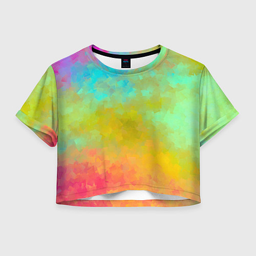 Женский топ Разноцветная бумага / 3D-принт – фото 1