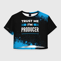 Женский топ Trust me Im producer dark