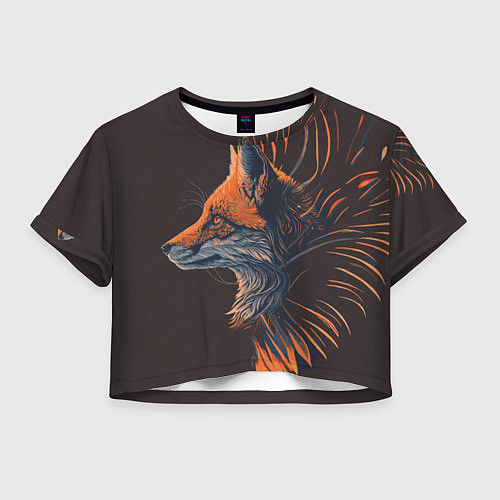 Женский топ Крылатый лис / 3D-принт – фото 1