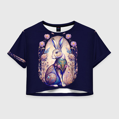 Женский топ Мистический заяц / 3D-принт – фото 1