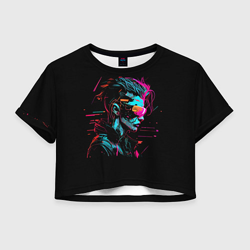 Женский топ Cyber girl / 3D-принт – фото 1