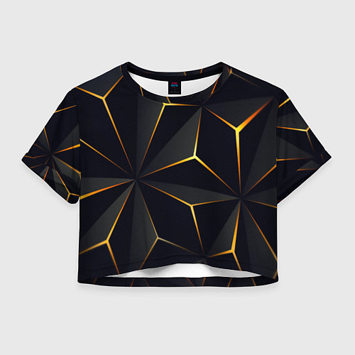 Женский топ Hexagon Line Smart / 3D-принт – фото 1