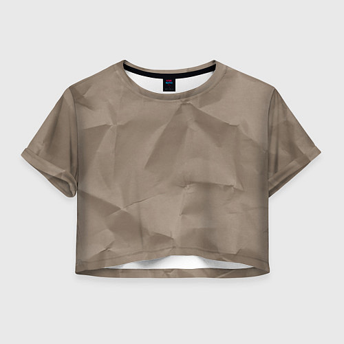 Женский топ Мятый / 3D-принт – фото 1