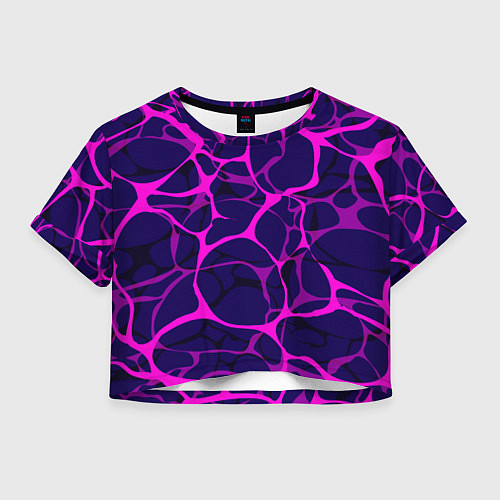Женский топ Неоновая аниме вода / 3D-принт – фото 1