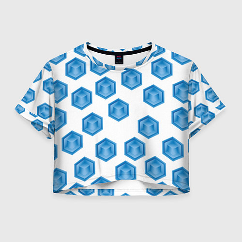 Женский топ Многоугольник паттерн / 3D-принт – фото 1