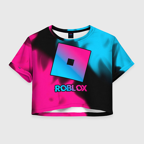Женский топ Roblox - neon gradient / 3D-принт – фото 1