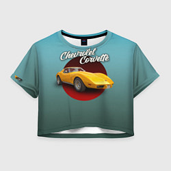 Женский топ Американский спорткар Chevrolet Corvette Stingray