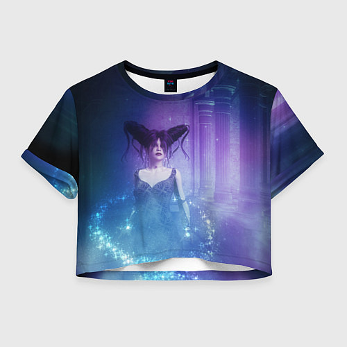 Женский топ Ведьма со звездной пылью в старом замке / 3D-принт – фото 1
