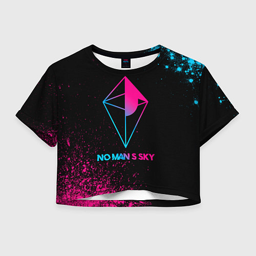 Женский топ No Mans Sky - neon gradient / 3D-принт – фото 1