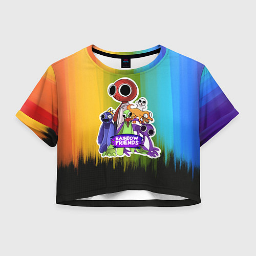 Женский топ Компания радужных друзей / 3D-принт – фото 1