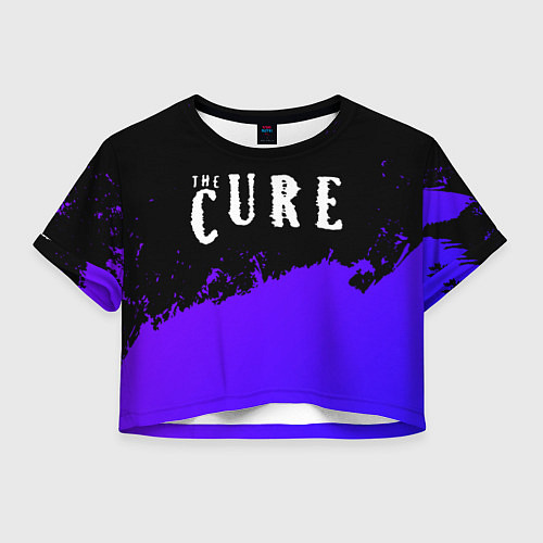 Женский топ The Cure purple grunge / 3D-принт – фото 1