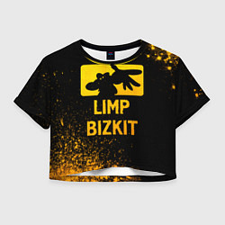 Женский топ Limp Bizkit - gold gradient