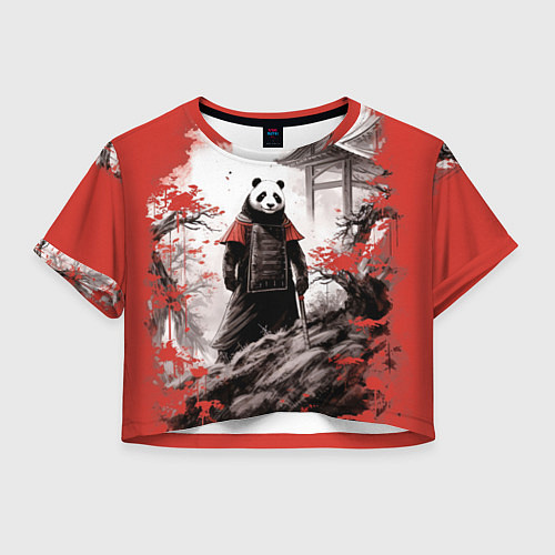 Женский топ Panda samurai / 3D-принт – фото 1