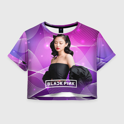 Женский топ BlackPink Jennie / 3D-принт – фото 1