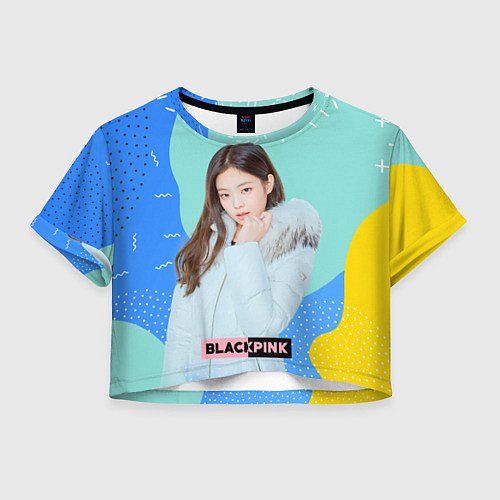 Женский топ Blackpink winter style / 3D-принт – фото 1