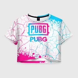 Женский топ PUBG neon gradient style