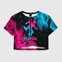 Женский топ Portal - neon gradient