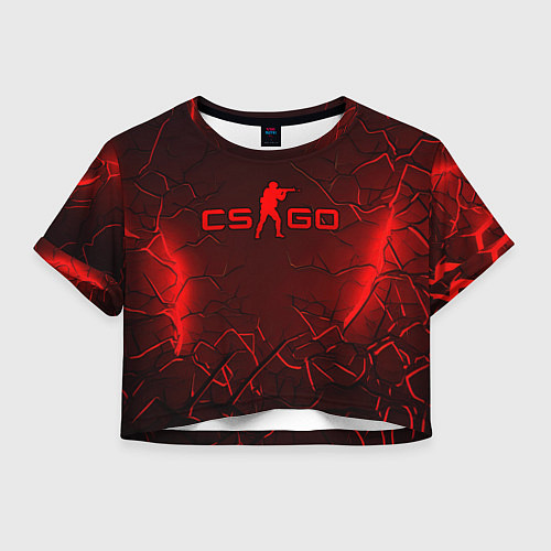 Женский топ CSGO logo dark red / 3D-принт – фото 1