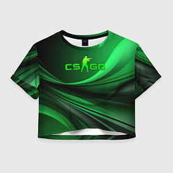 Женский топ CS GO green abstract